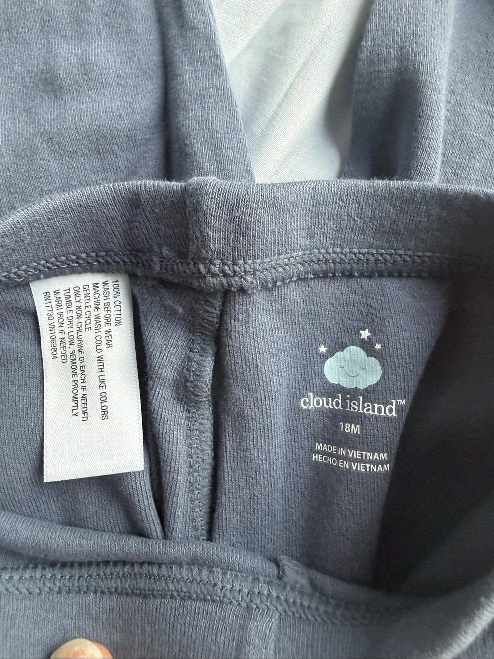 cloud island 3-Pack Leggings in Mint, Beige, and Slate Blue